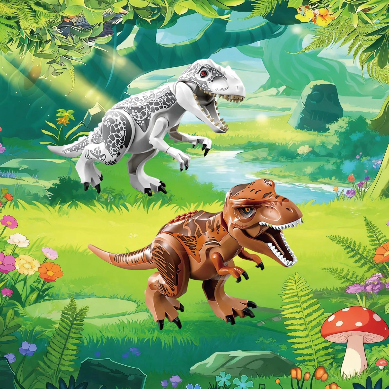 Dinosaur Building Blocks - Large Dinosaur 2 pcs