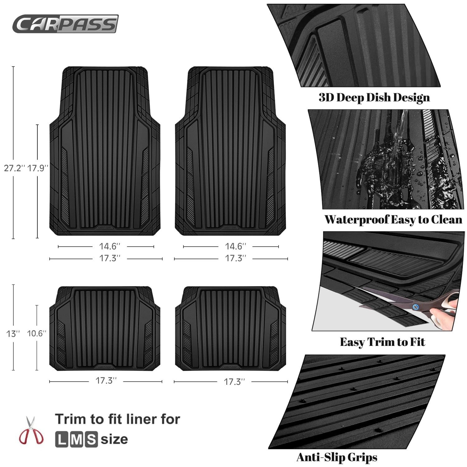 JD067S-PK0-4P-V5 - Heavy Duty All-Weather 4 Piece