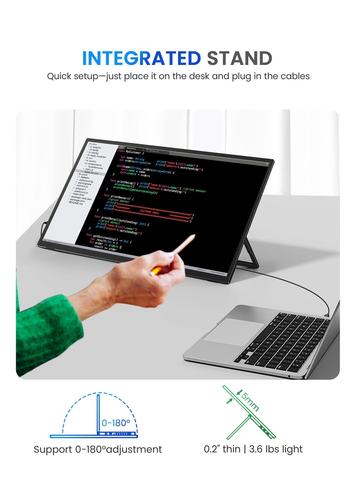 M185E06W - 1920 × 1080 FHD 18.5 inch