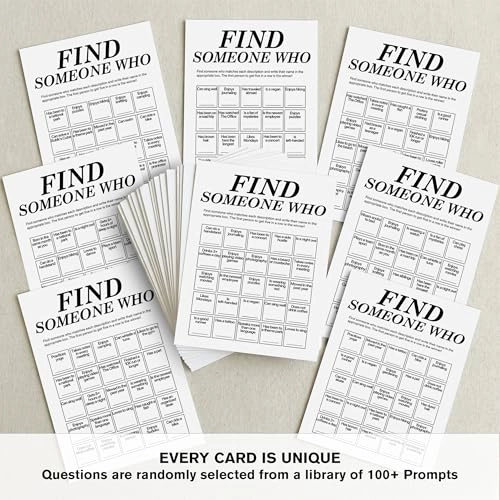 Office Bingo Cards - Adult 25