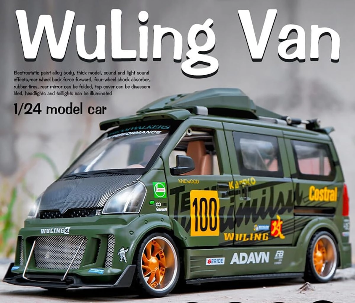 Wuling Van Modified - 1:24 1 pcs