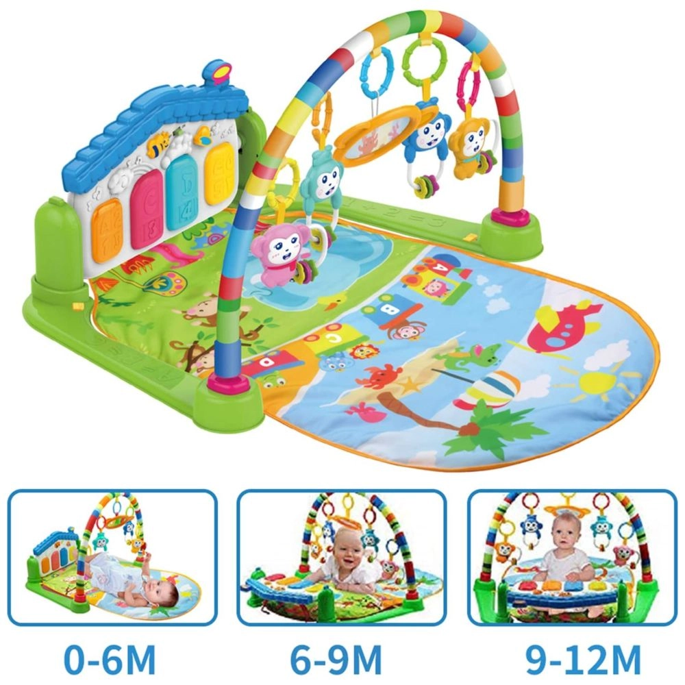 Baby Play Gym Piano Mat - Pink Newborn up to 12 months