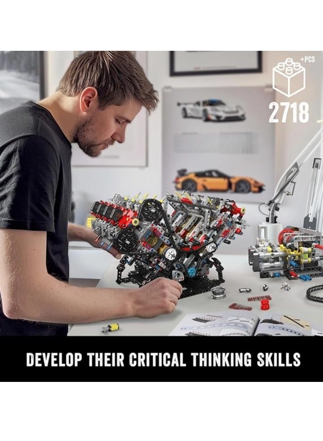 V8 Engine (10130) - 3.9-Liter Twin-Turbo 8-Cylinder