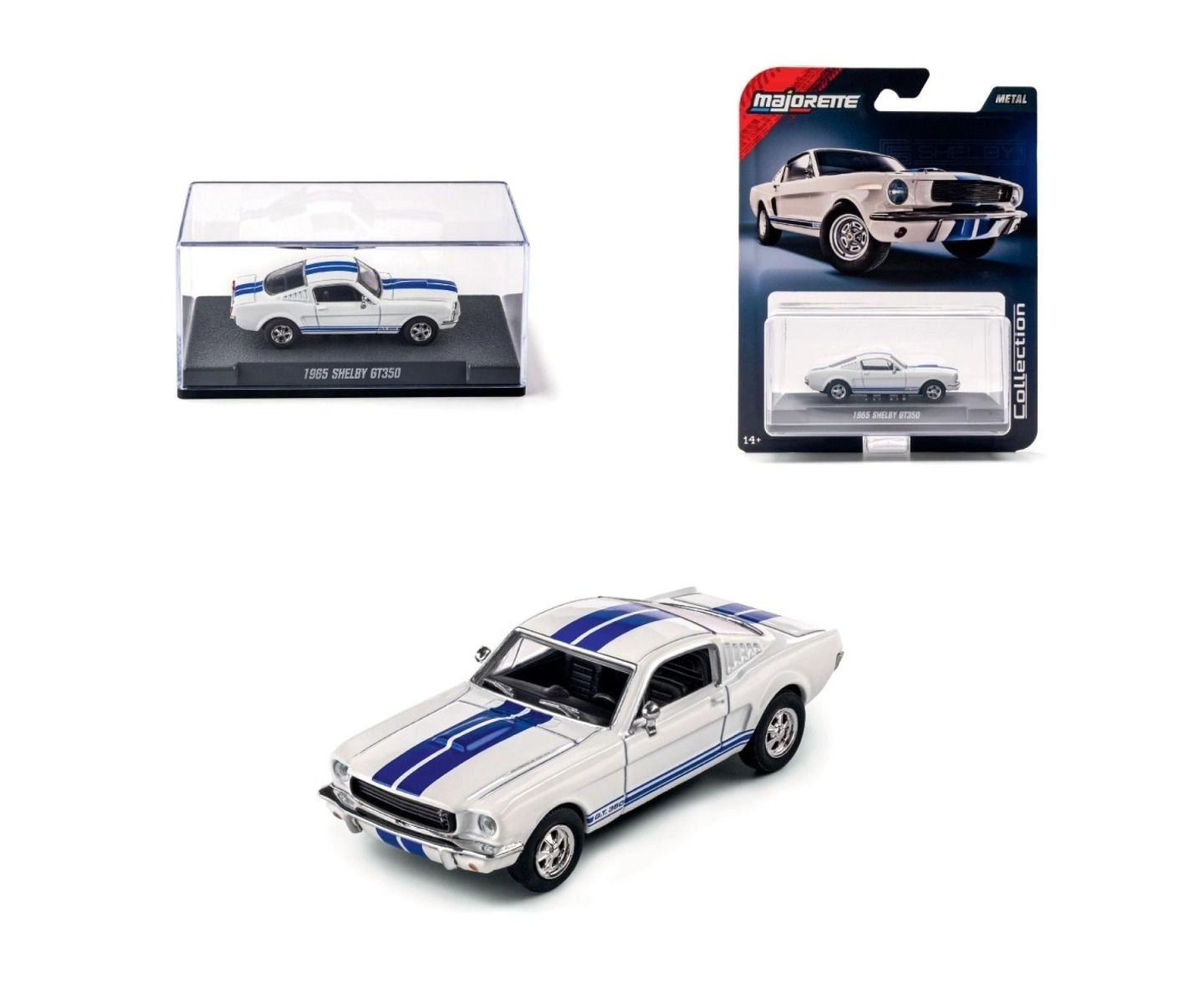 Majorette 1965 Shelby GT350 - Metal chassis - 1:64