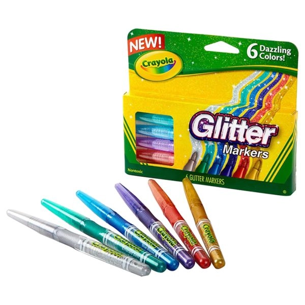 Glitter Markers - Felt tip