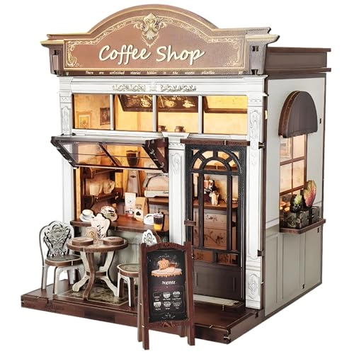 Coffee Shop Book Nook Kit - Retro Coffee Shop