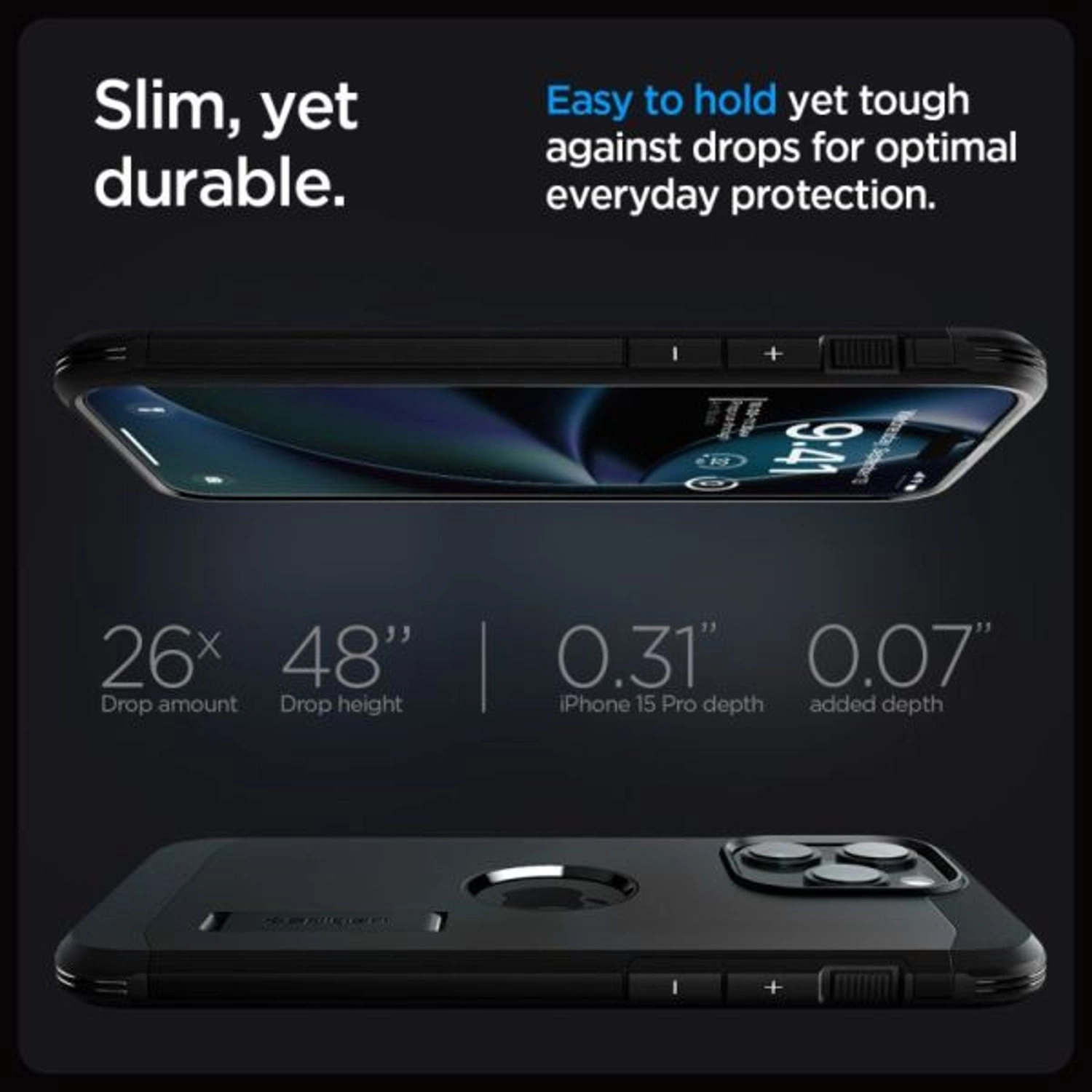 Tough Armor MagFit Back Case for iPhone 15 Pro Max