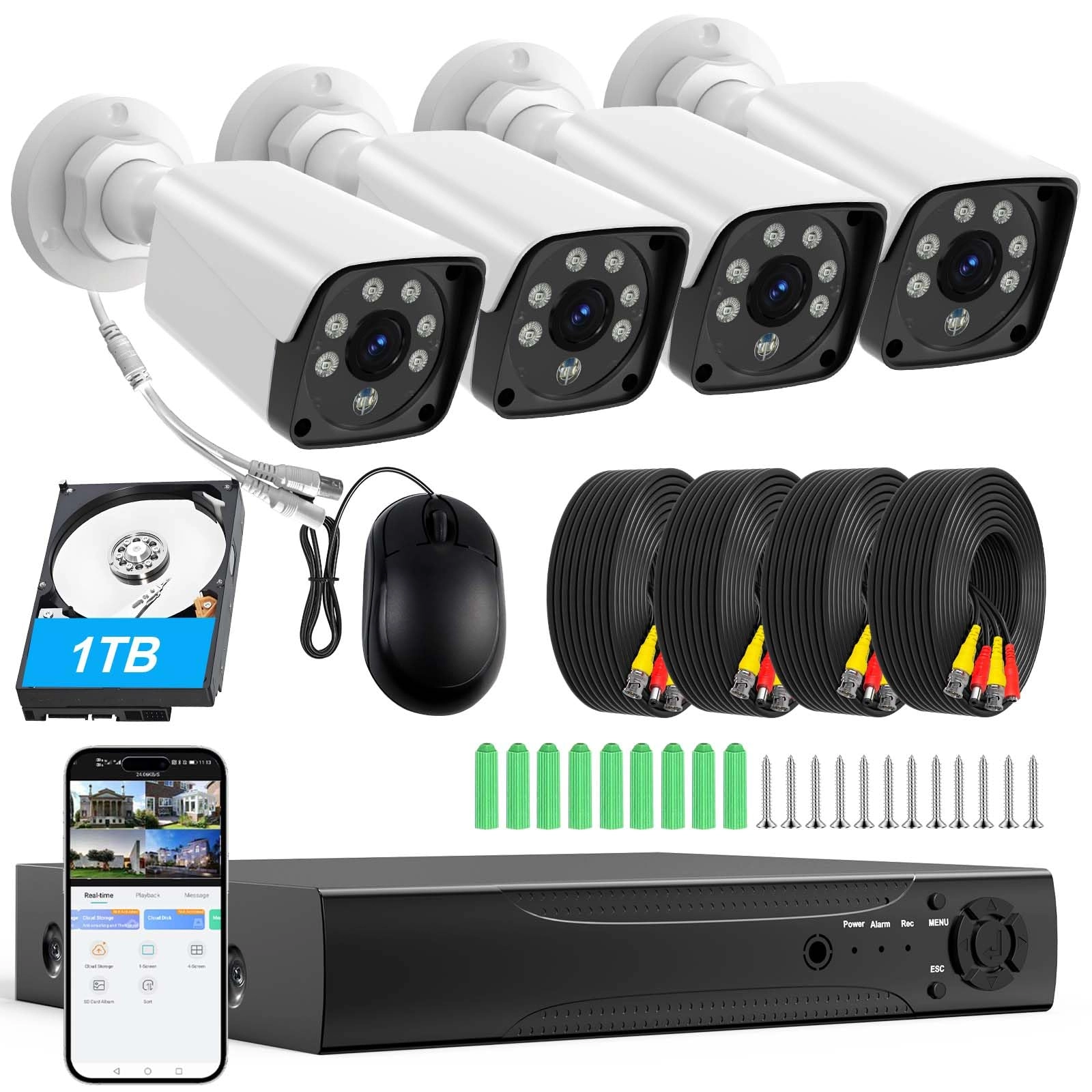 KTKTVE AHD-1TB - 4 channels 1080p