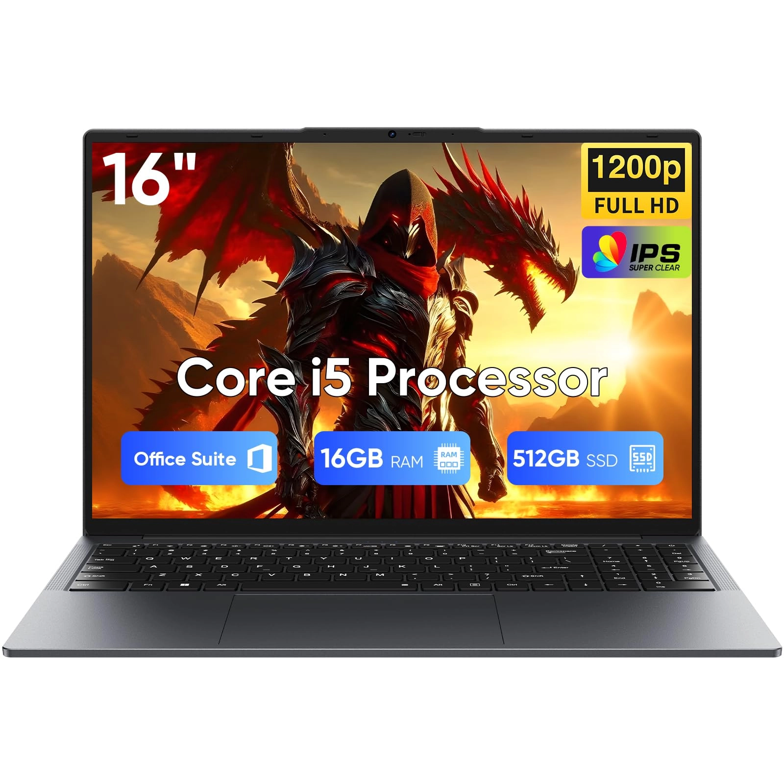 16" laptop - 16'' Core i5 16GB DDR3 512GB SSD
