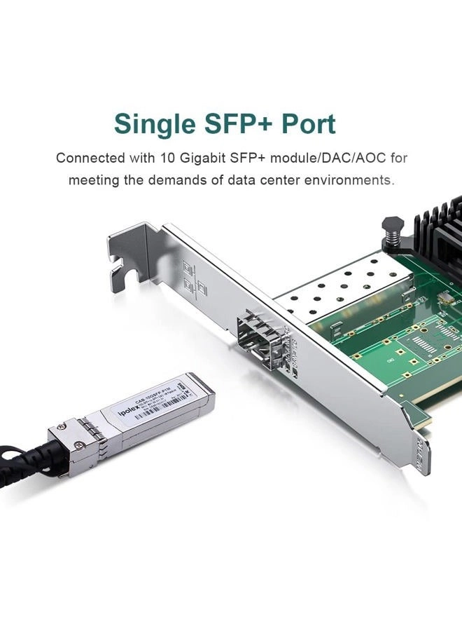 X520-DA1 - Single SFP+ port PCI-E x8