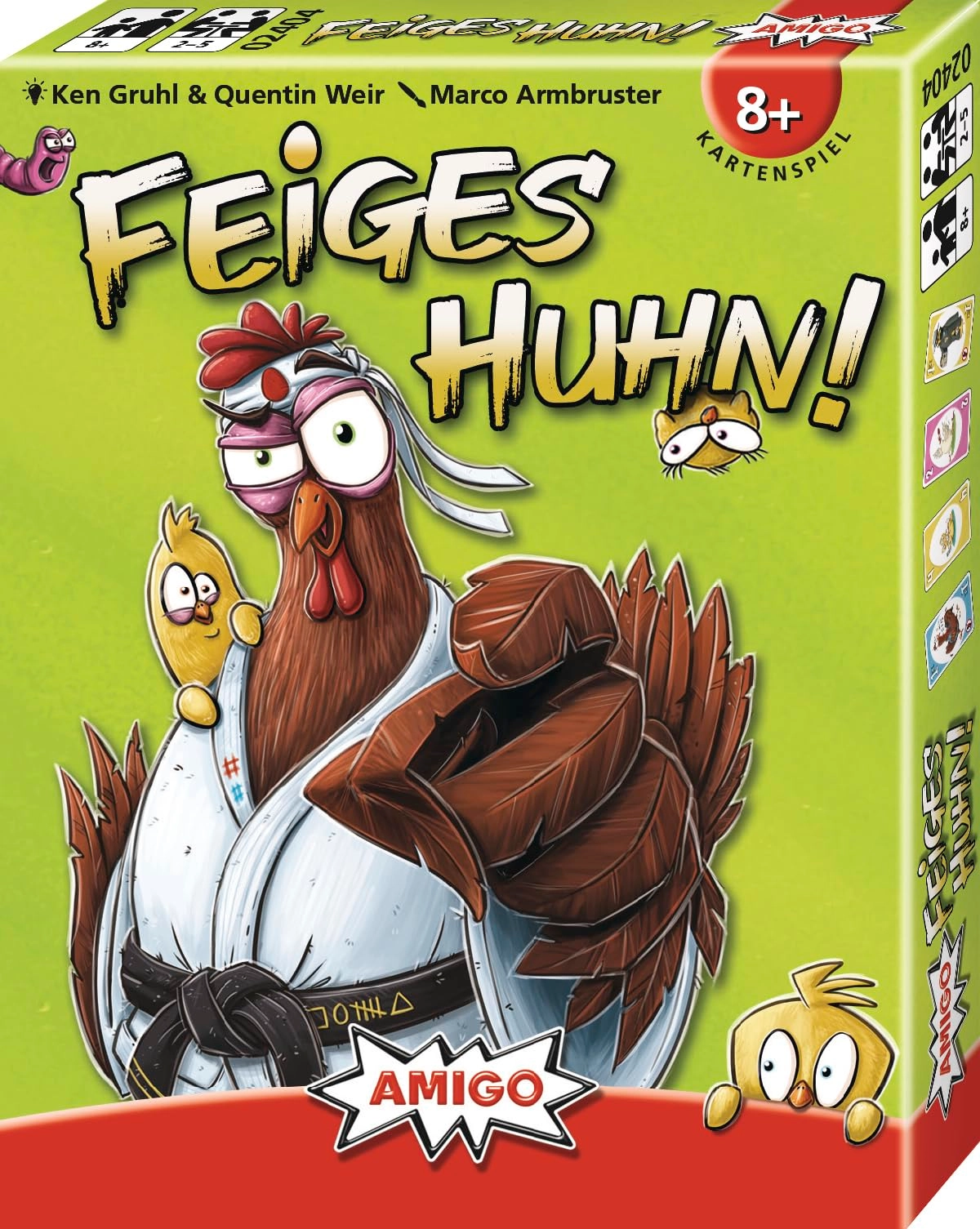 Amigo Cowardly Chicken - 48 playing cards German 8 years and up
