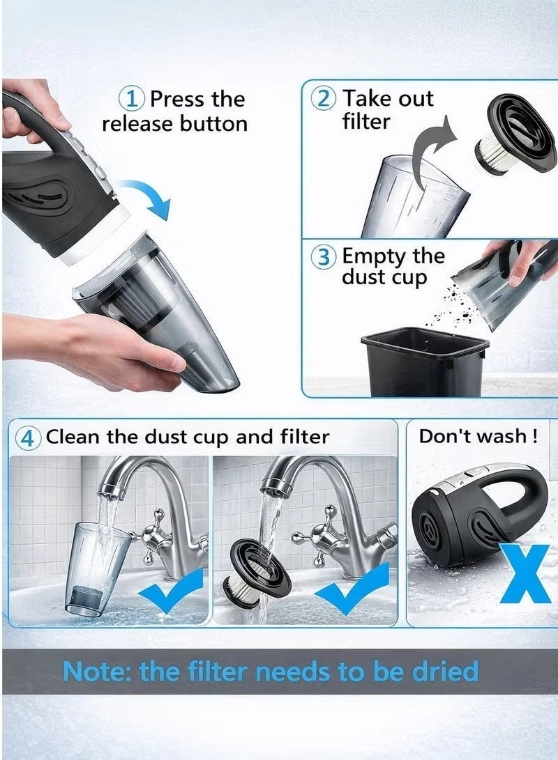 Handheld Vacuum - 3600mAh