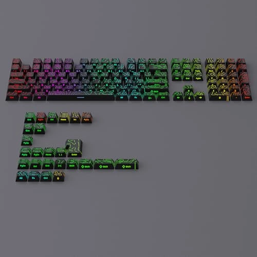 Contour Lines Keycaps