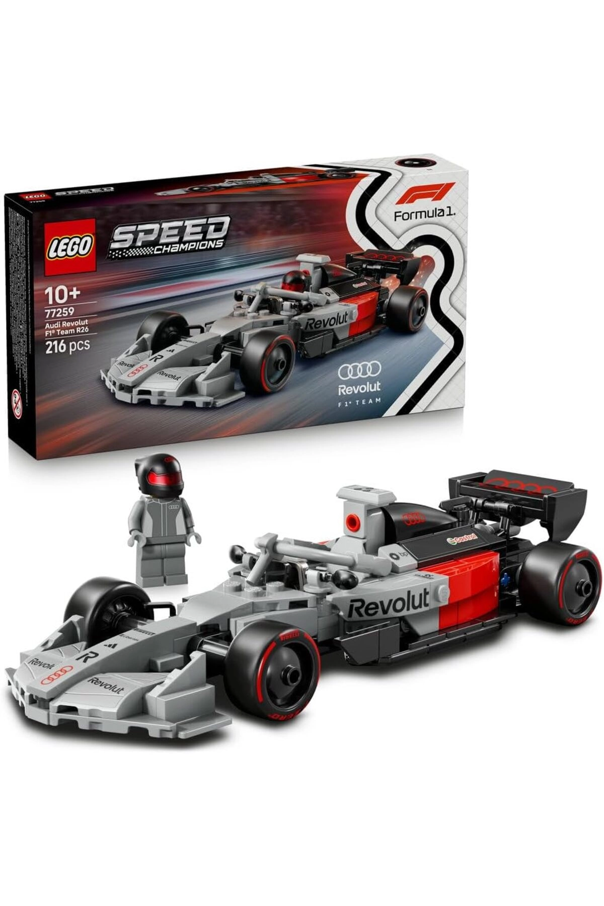 COLOR LAND CHILDRENS TOYS CENTER LLC Audi Revolut F1 Team R26 - 1 Piece
