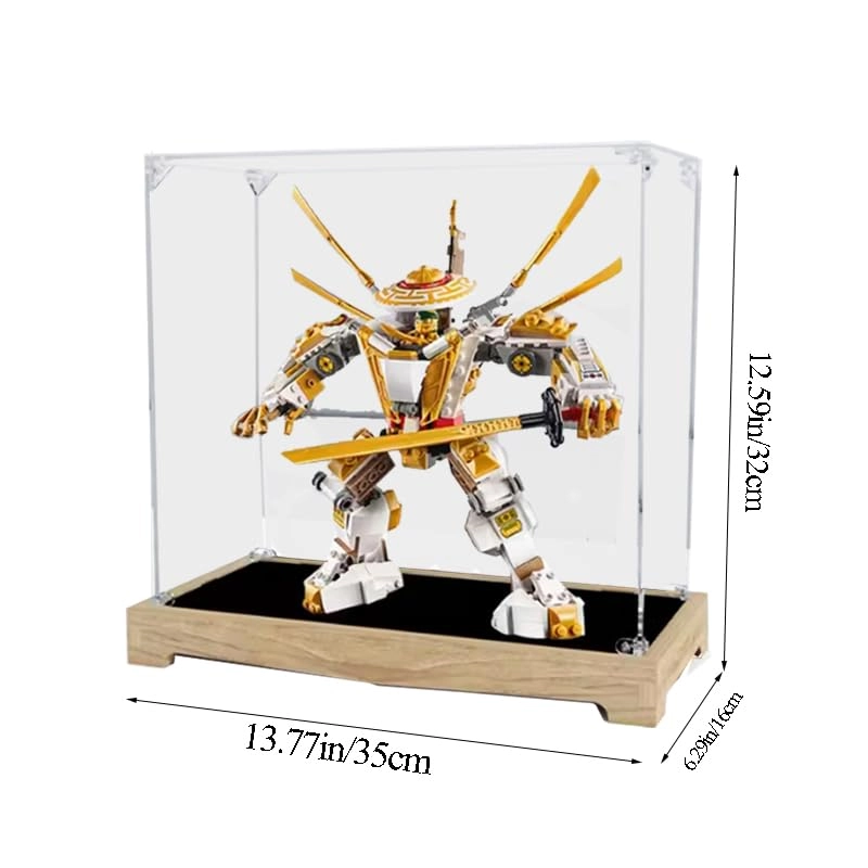 Acrylic Display Case - Niniago Legacy Golden Mech Lego-Ninja