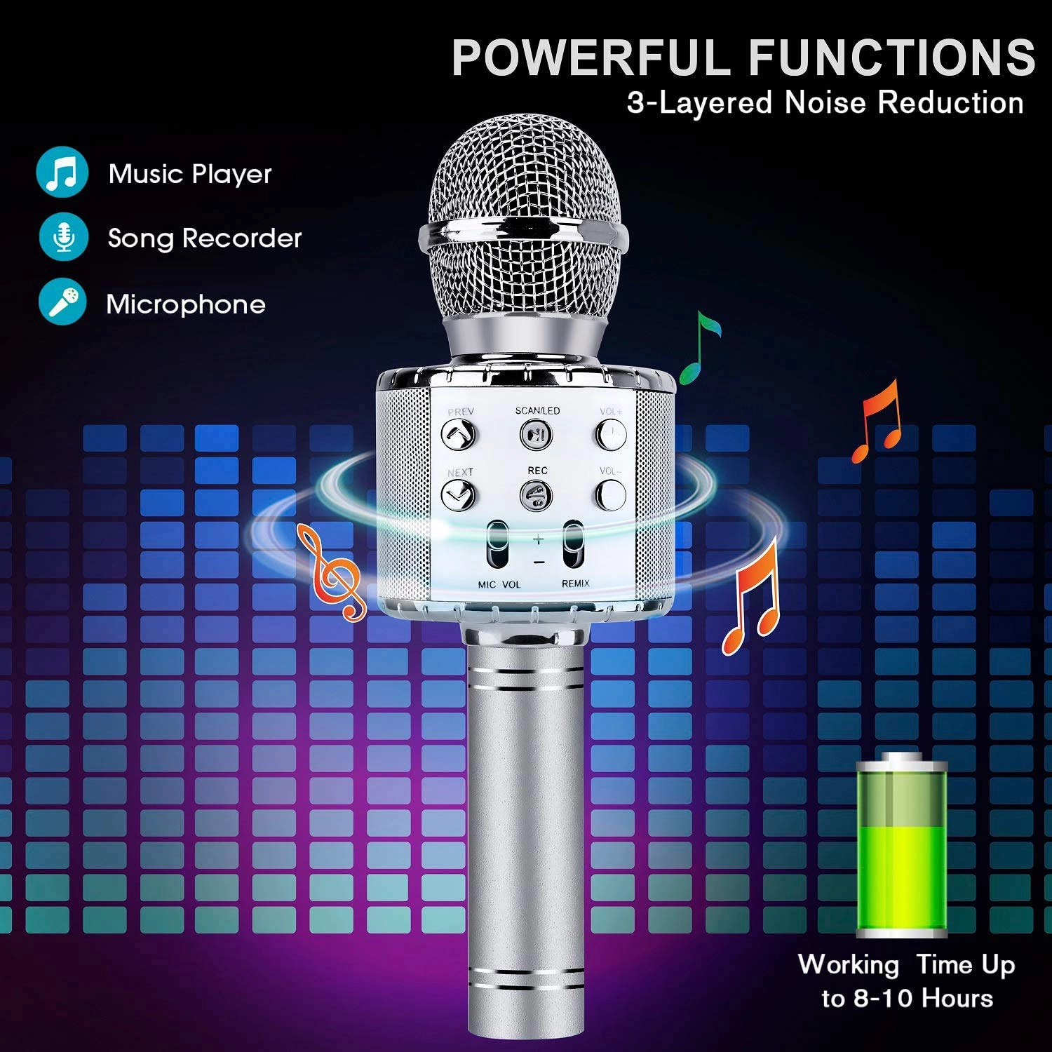 WS-858 - 5 in 1 Bluetooth 2400mAh