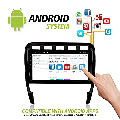 Car Stereo Screen For Porsche Cayenne 2003 – 2010 Bose Sound System - 10.1 Inches