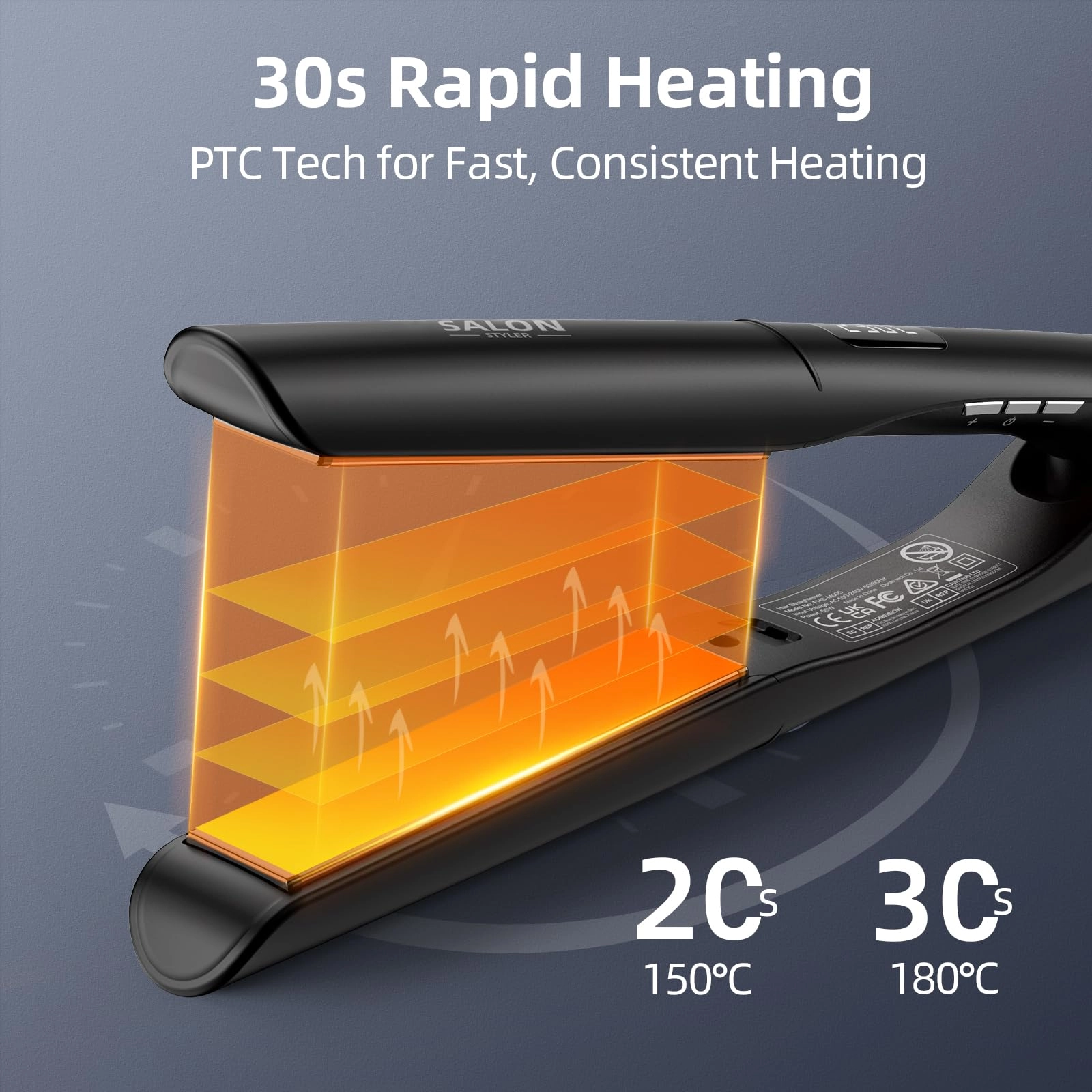 2 in 1 Hair Straightener and Curler