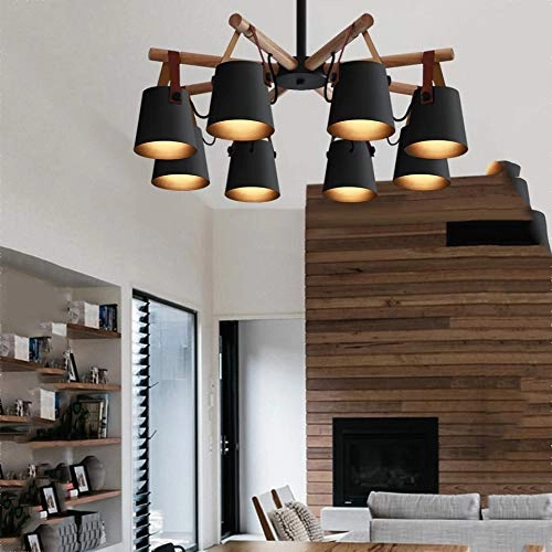 Creative Japanese Log Belt Chandelier - 30cm