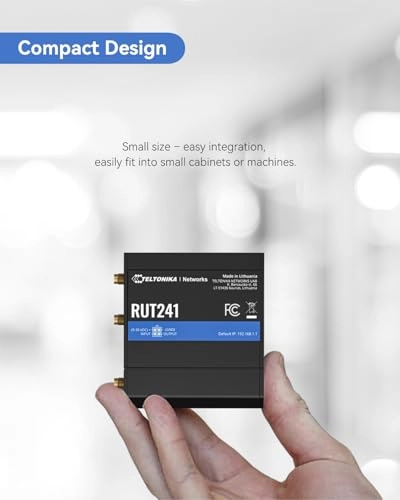 RUT241 - 4G LTE 802.11b/g/n 150 Mbps/50 Mbps