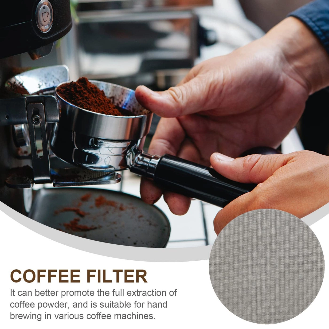 Espresso Coffee Filter Screen - Stainless Steel Size 3