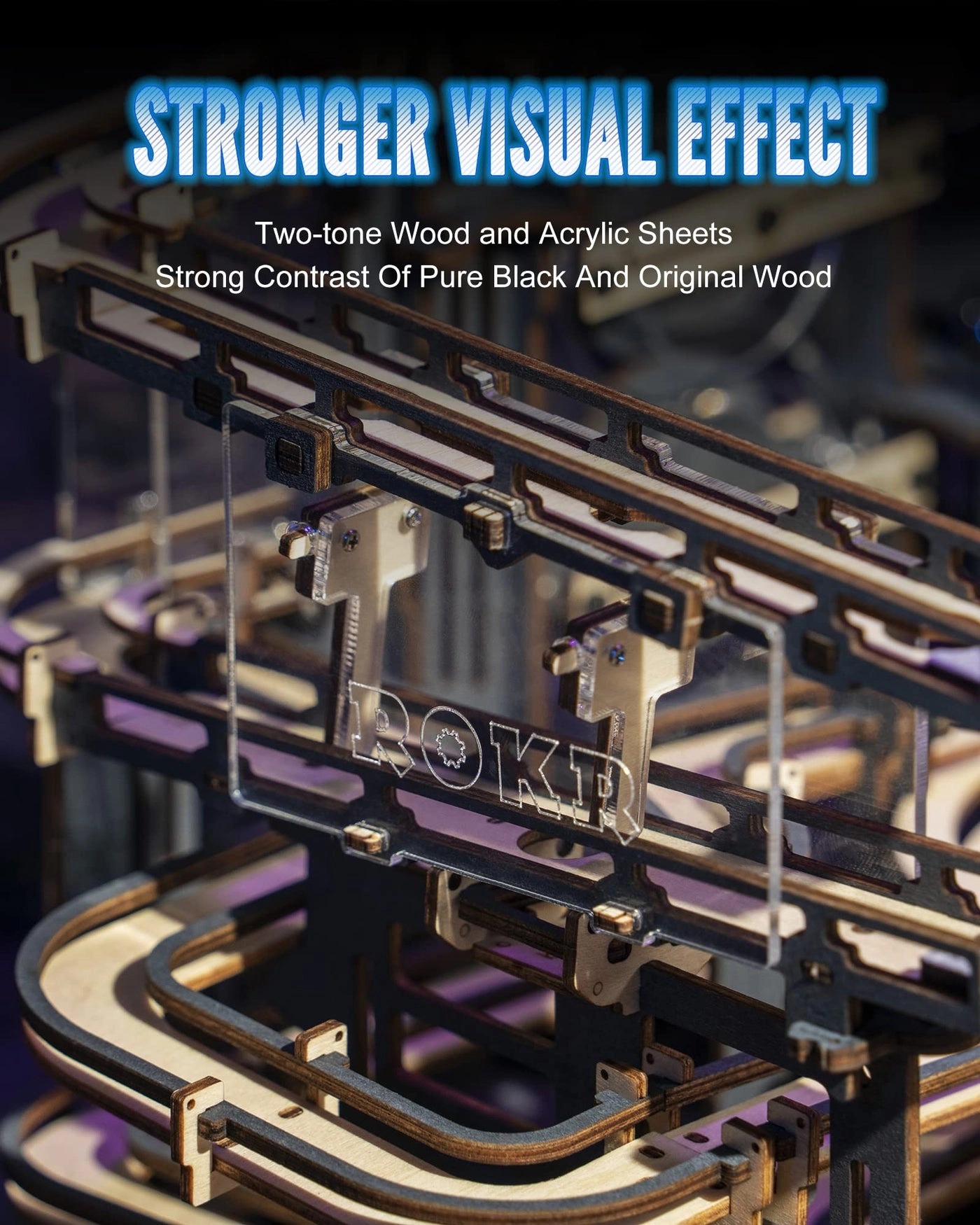 Marble Night City 3D Wooden Puzzle (LGA01)