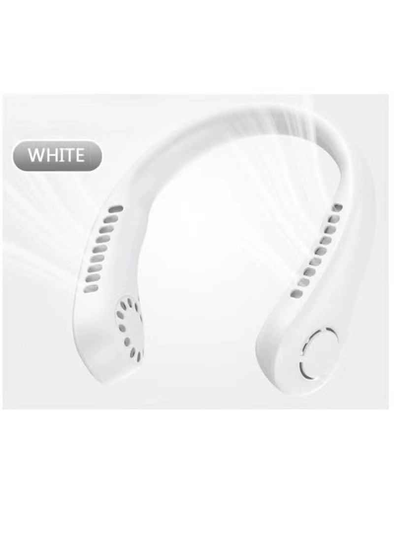 Portable USB Mini Fan - Rechargeable Hanging Neck Adjustable Speeds