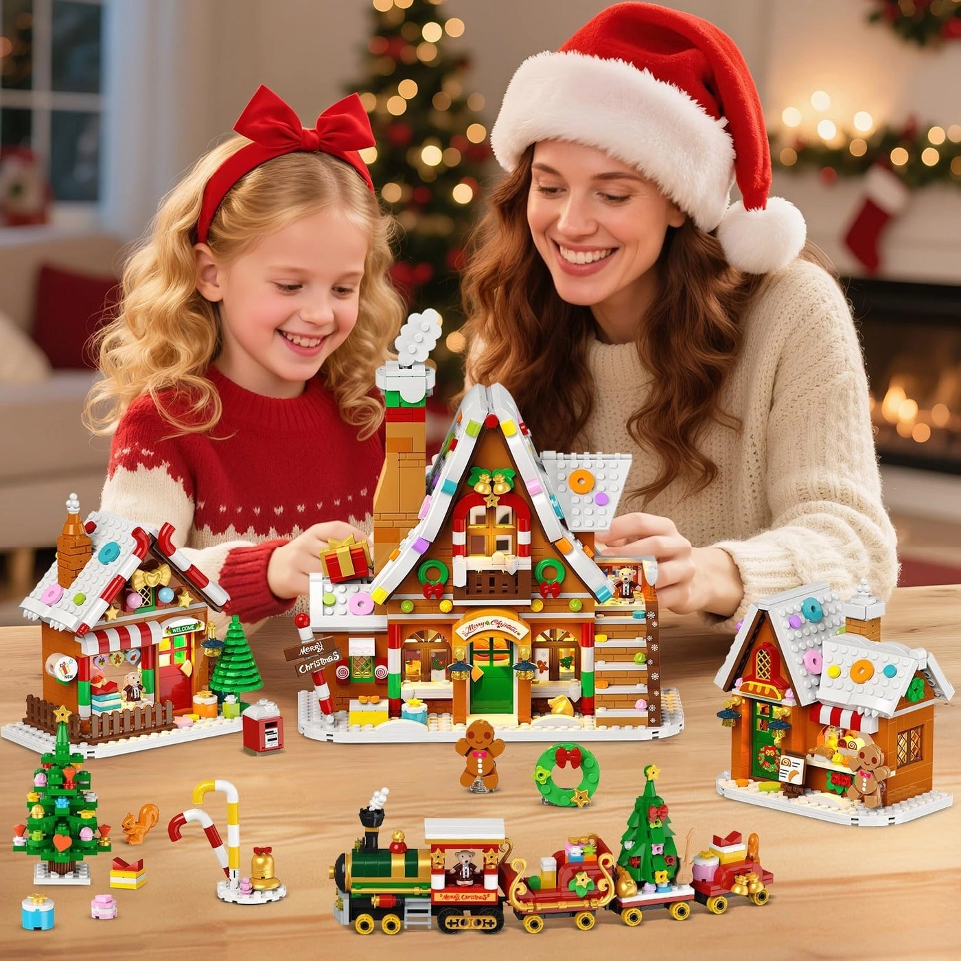 Christmas Gingerbread House - LED lights Ages 8+