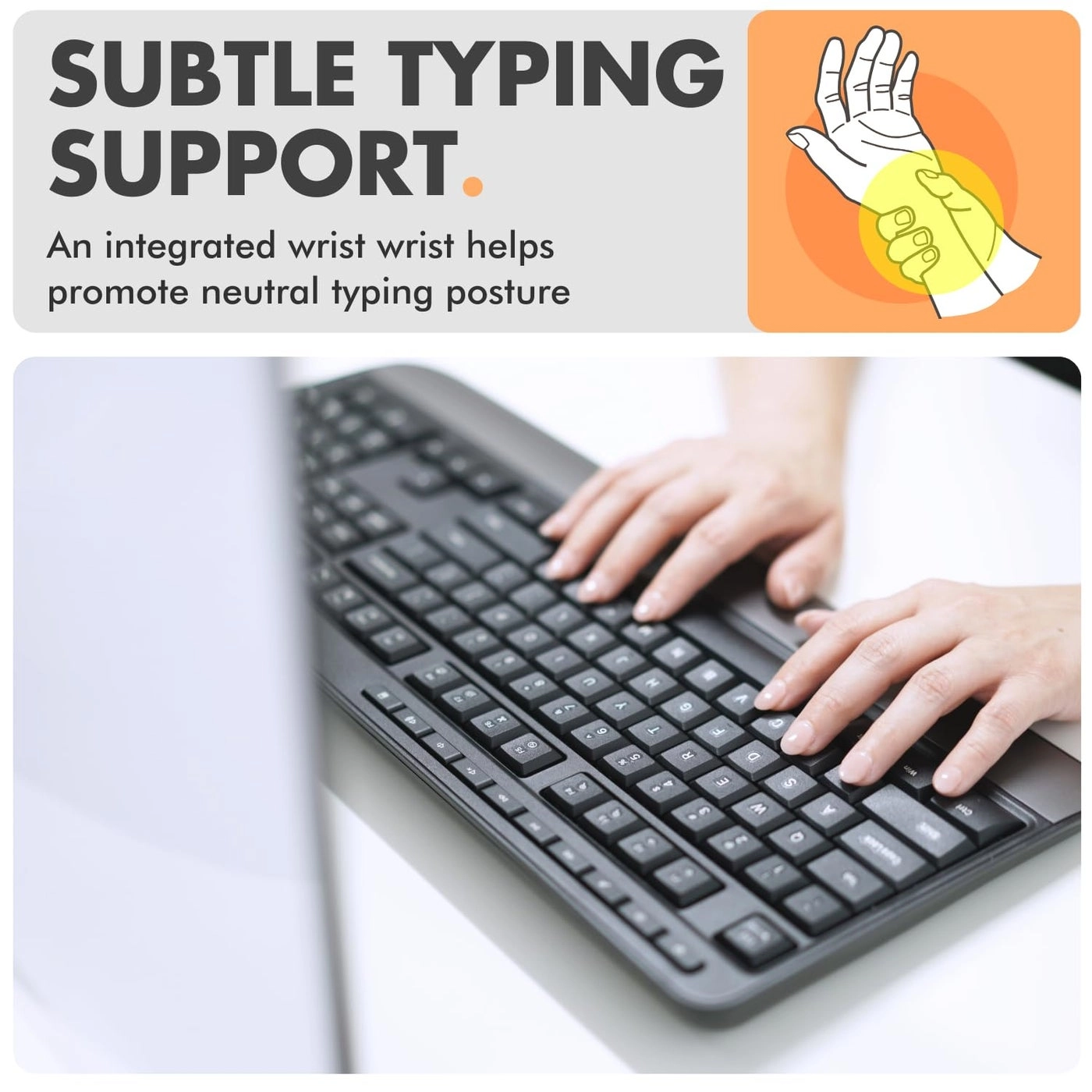 Backlit Large Print Keyboard - Full Size USB|USB-A