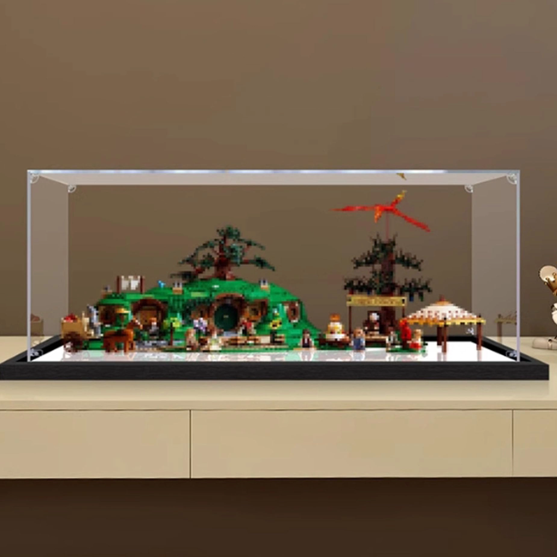 Acrylic Display Case for LEGO Char Block Model 10354