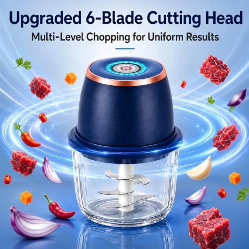 Mini Wireless Garlic Chopper - 350ml USB Rechargeable