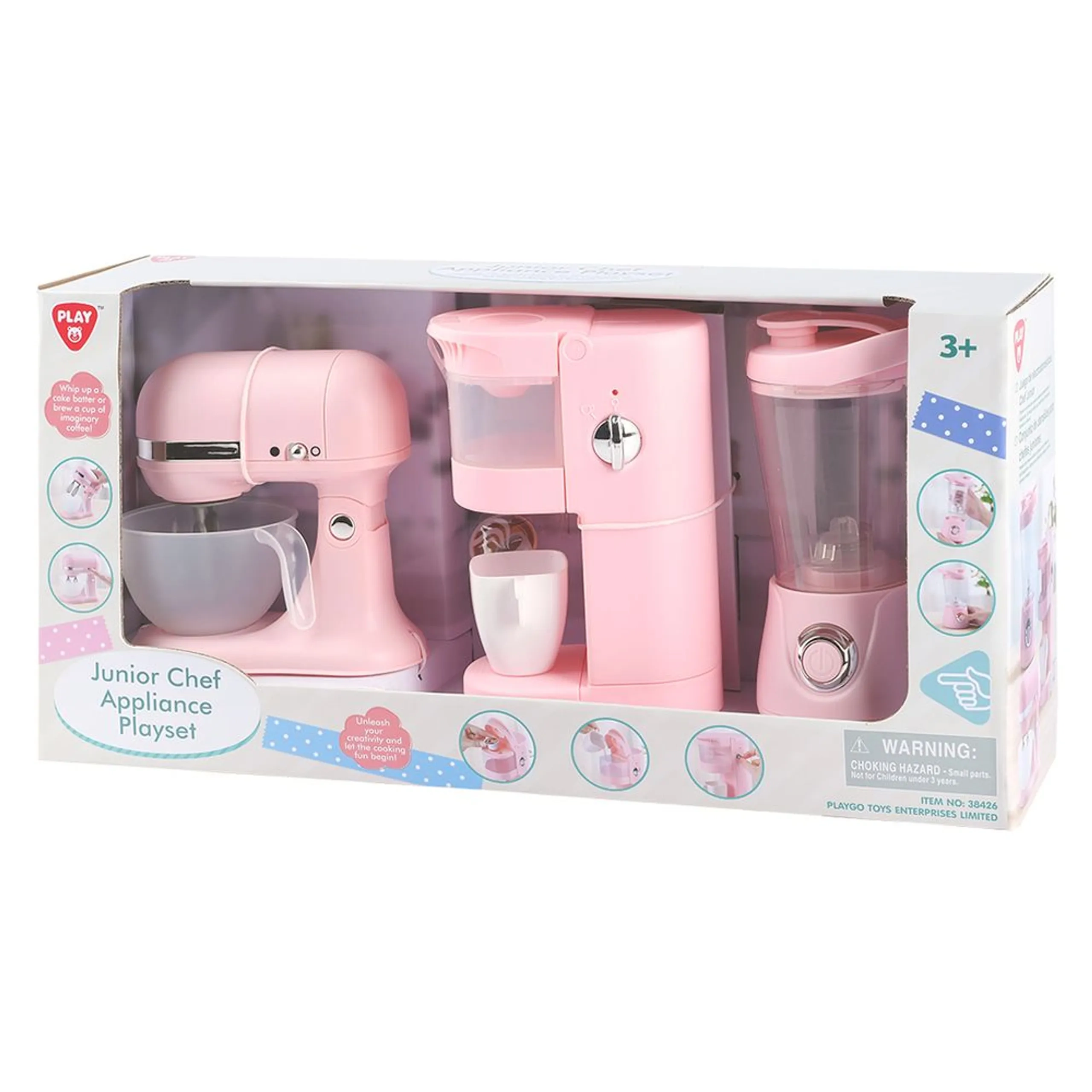 Play&Go Junior Chef Appliance Playset - 3-in-1
