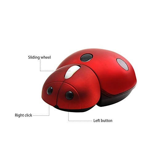 Mini Ladybug Wireless Mouse - USB