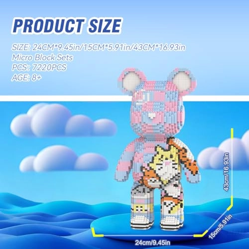 Animal Graffiti Cat Bear - 7220pcs