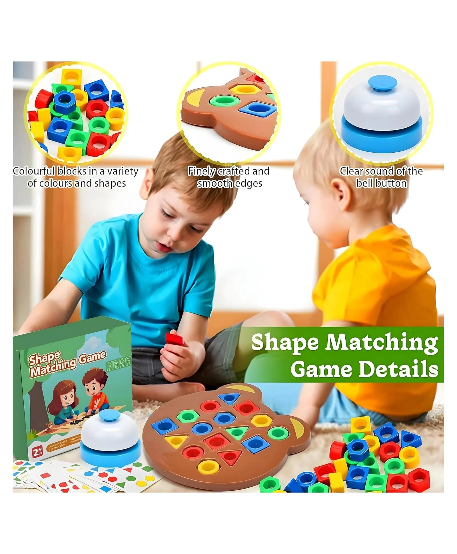 Shape Matching Puzzle Game - 3+