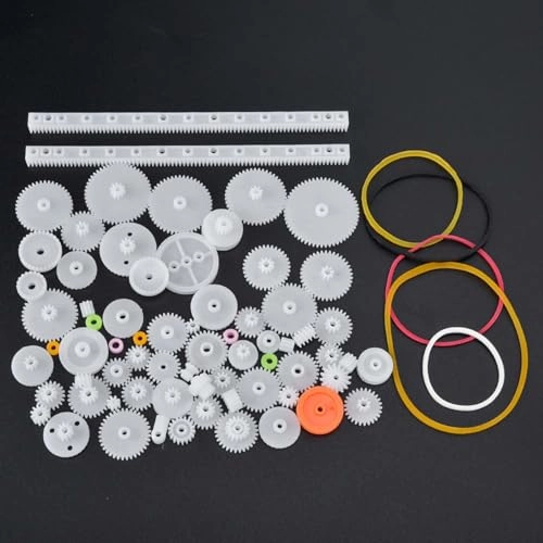 Plastic Gears Set - Erector Sets 75 pcs
