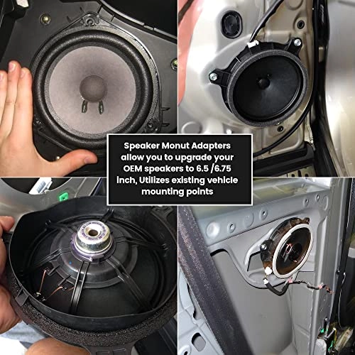 Front Door Speaker Adapter - 6.5 inch