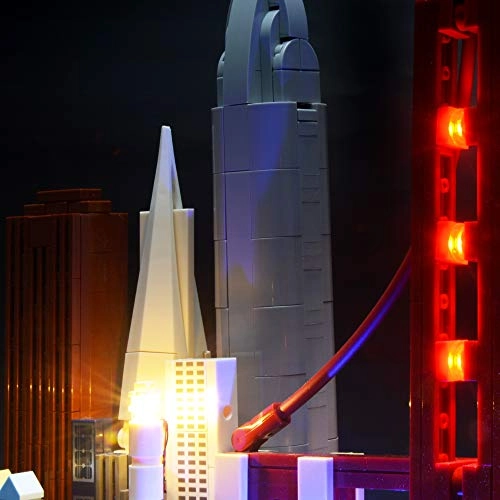 LED Lighting Set for Architecture San Francisco - Acrylonitrile Butadiene Styrene LEGO 21043 San Francisco 1