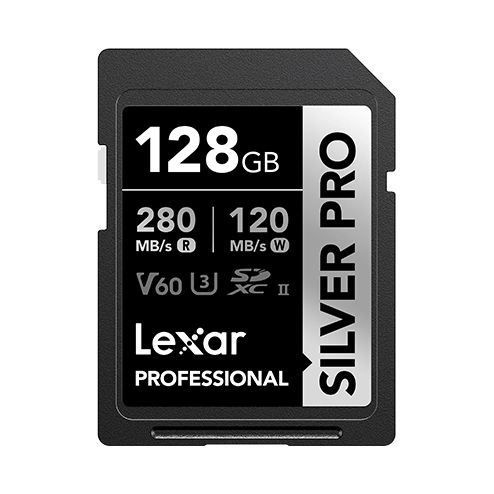 Lexar Professional Silver Pro SDXC UHS-II U3 V60 128GB