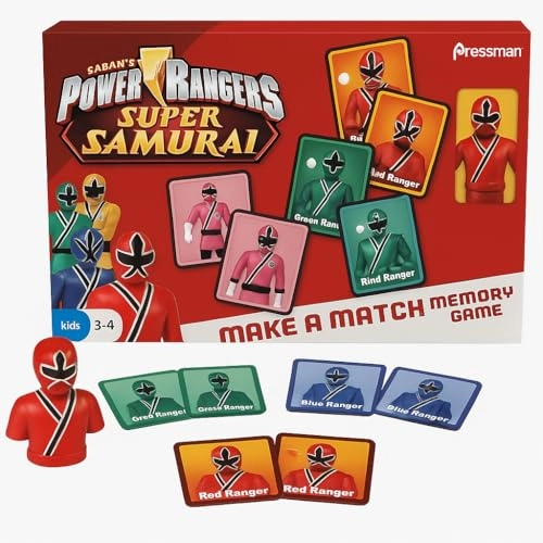 Power Rangers Samurai Make a Match Memory Game - 3 - 6 Years