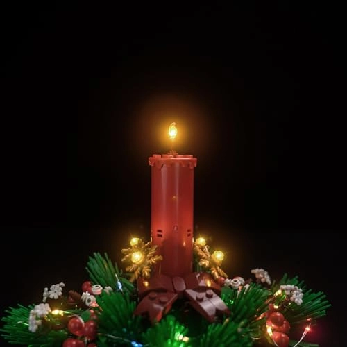 LED Lighting Compatible with Lego Christmas Table Decoration 40743