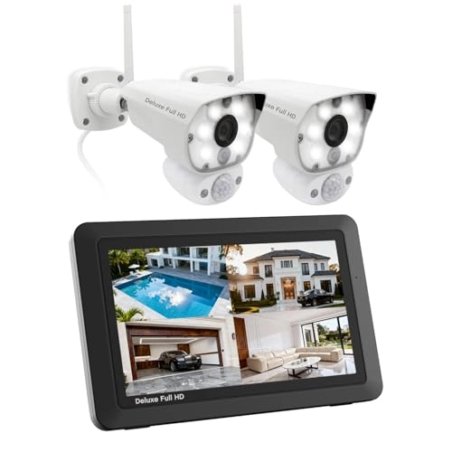 Deluxe Wireless Security Camera System 1080p