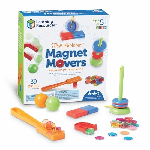 Learning Resources Magnet Movers Physics, Ages 5-9 - 39 pieces