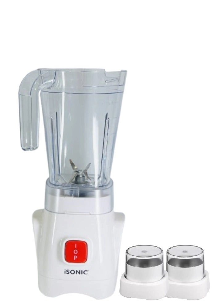 iB 703 - 3 IN 1 BLENDER - Grinder and Chopper attachments, Unbreakable jar