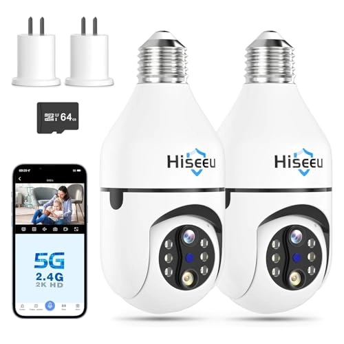 Light Bulb Security Camera 3MP Bundle