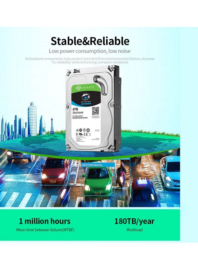 SkyHawk Surveillance 3.5" 5900rpm 64MB SATA 6Gb/s (ST4000VX007) - 4 TB