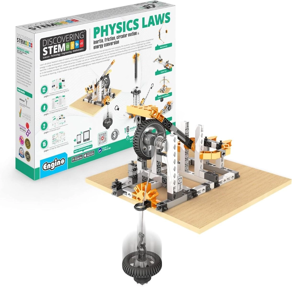 Engino Stem Newton's Laws & Inclined Planes Science - 9 years+