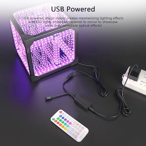 Infinity Mirror Tunnel Light - One Color