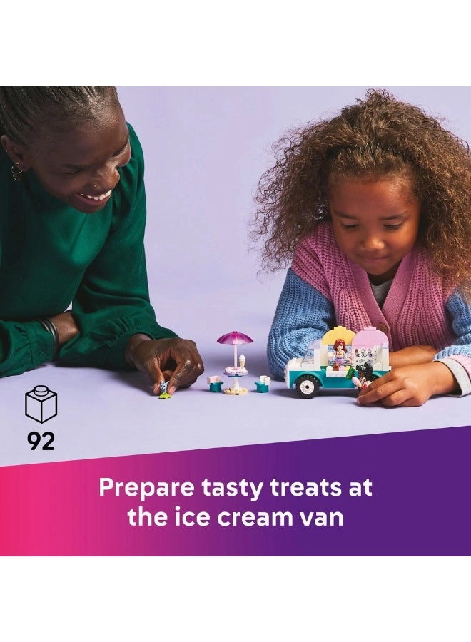 Friends Heartlake City Ice Cream Van (42644) - Pretend-Play 2 Minidolls Bunny Figure