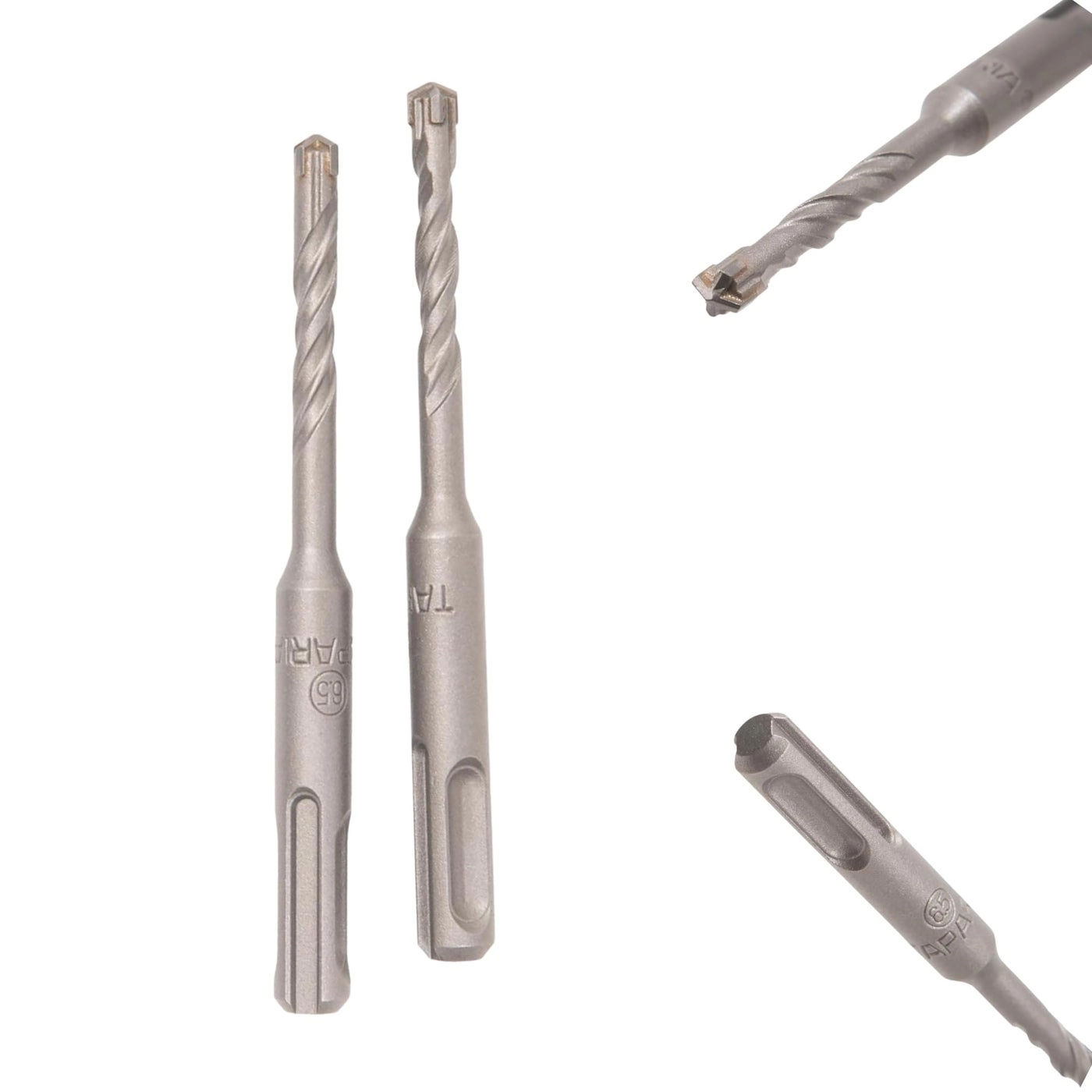 Flat Tip SDS Plus Hammer Drill Bit - Pack of 2 5.5 mm